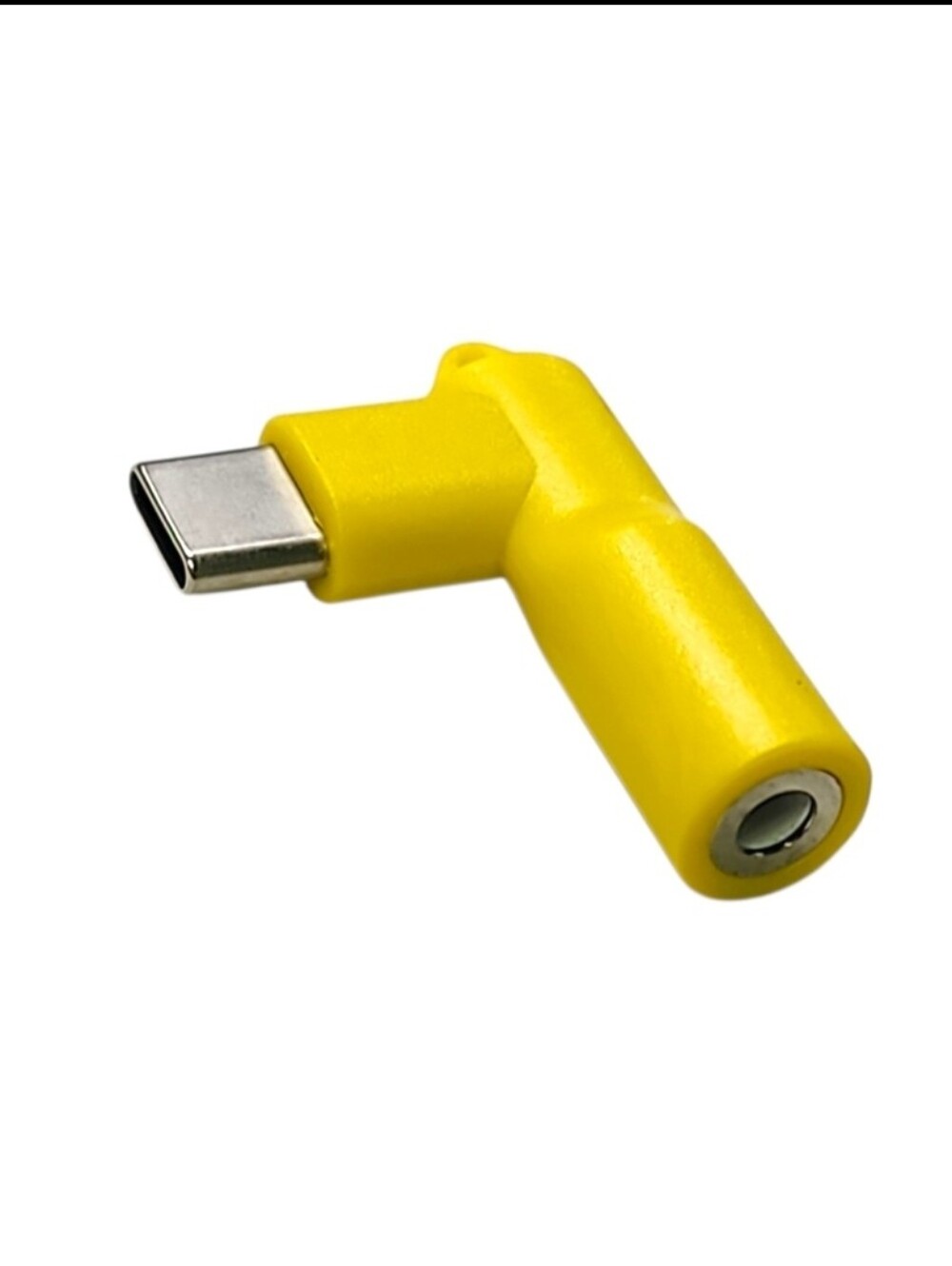Mangotek Yellow USB-C to 3.5mm female headphone adapter